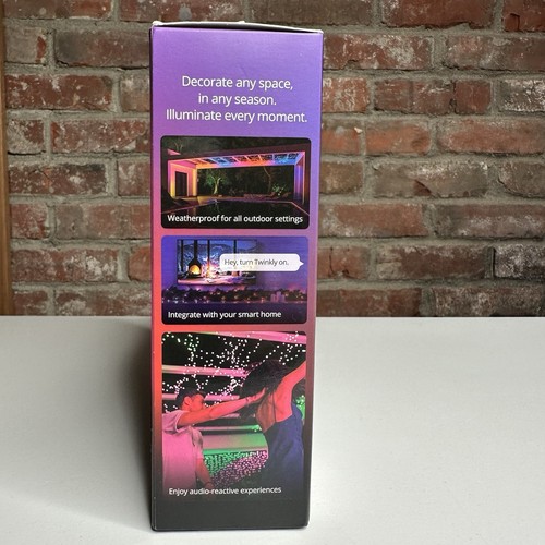 Twinkly String 100 26ft RGB App Controlled Smart LED Lights Gen II Mappable Neu - Bild 4 von 9