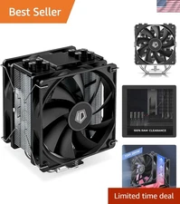 SE-214-XT Plus CPU Cooler: 4 Heat Pipes & 2x120mm PWM Fans for Elite Cooling