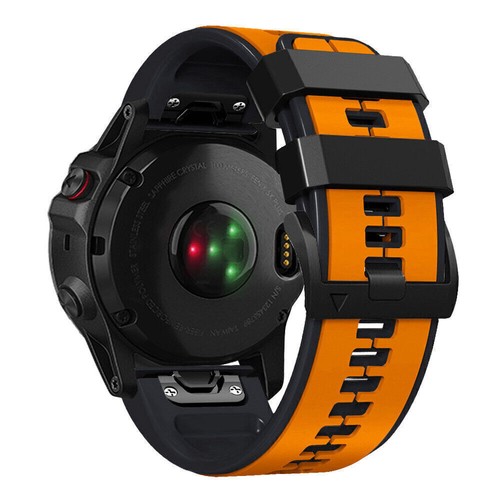 Pulsera de silicona Quickfit para Garmin Fenix 8 E 7 7X 6 6X 5 5X 3HR Tactix Epix Pro - Imagen 12 de 148