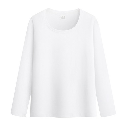 Soft and Warm Women's Long Sleeve Thermal Top Crew Neck Layering T Shirt - Picture 11 of 16