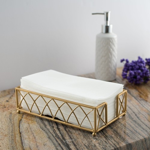 200 Disposable Bathroom Napkins | Single-Use Linen-Feel Guest Towels | Cloth-... - Picture 3 of 9