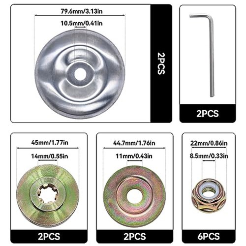 Comprehensive Lawn Mower Replacement Parts Set With 14 Essential Items - Bild 16 von 16