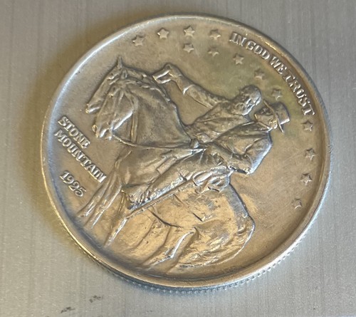 1925 Stone Mountain Commemorative Half Dollar 50c United States Coin - Picture 4 of 6