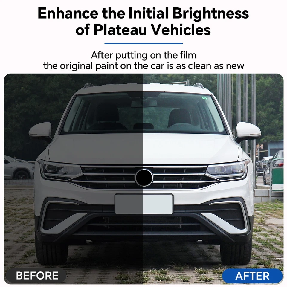 For Volkswagen Tiguan 2022-2024 PRO PreCut Paint Protection Film Clear Bra PPF - Image 4 of 4
