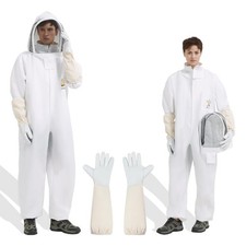 QHZHANG Professional Bee Suit for Men Women Beekeeping Beekeeper Suit with sh...