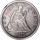 1875-S 25c Seated Liberty Quarter ~ VF Details