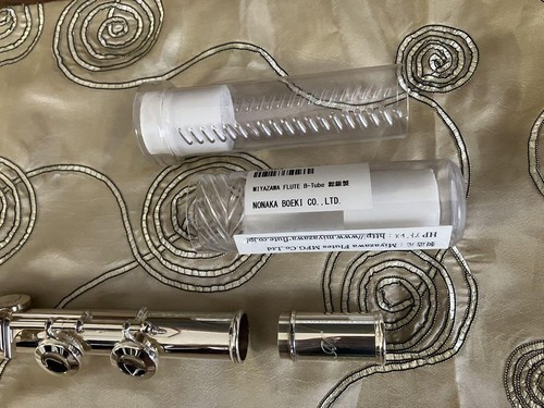 Juego de tubo B flauta plata Miyazawa - Imagen 2 de 7