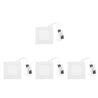  4 Pack Led Deckenleucht Quadratisch Deckenlamp Leuchte Deckenlampe