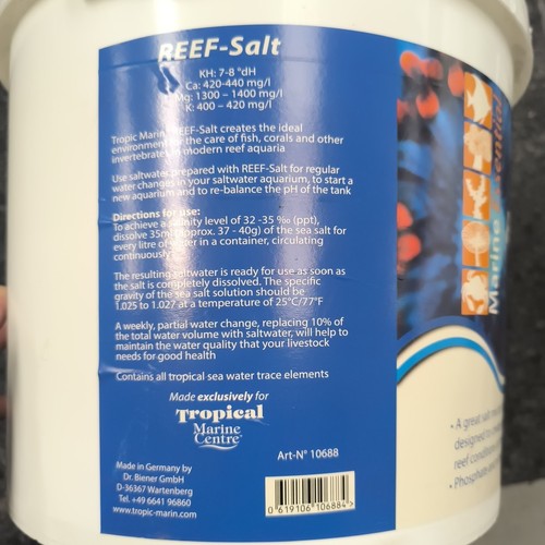 Tropic Marin Reef-Salt 20kg Bucket 10688 - Picture 2 of 2
