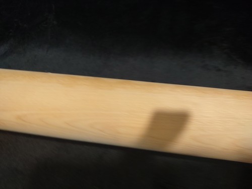 Vintage Wooden Rolling Pin Red Wood Handles 16” Length - Bild 4 von 6