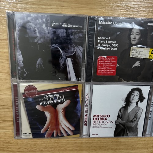 Mitsuko Uchida 6 Album Piano Philips CD Bundle Lot - New Sealed - Picture 2 of 13