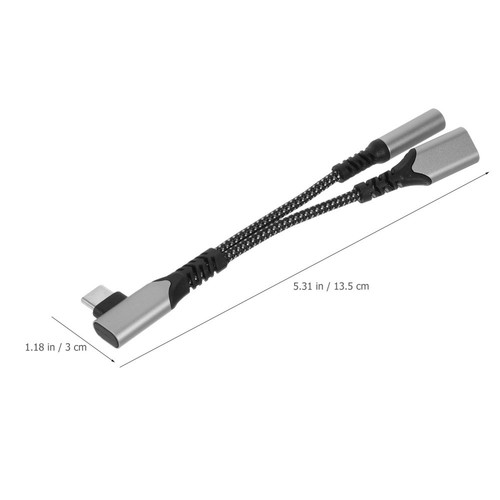 Type-c Adapter Cable Aux to Usb Usb- Jack Headphone Dongle - 第 5/12 張圖片