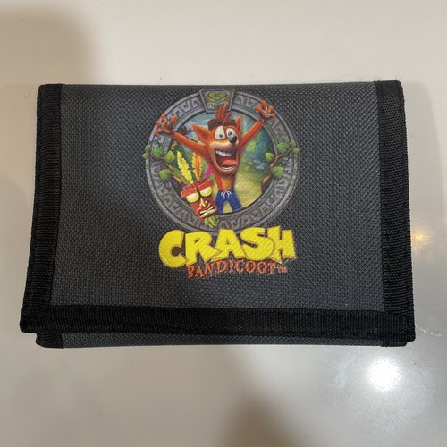 Trifold Hook and Eye Crash Bandicoot Wallet (NEVER BEEN USED)