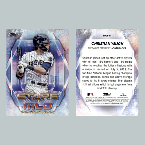 Christian Yelich Lote 20 Tarjetas de Béisbol 2023 Topps 2004 Conjunto Colección MLB CASI NUEVO - Imagen 18 de 23