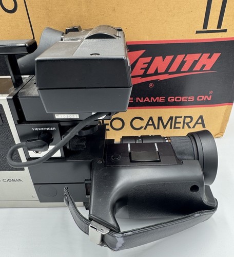 Vintage Zenith Color Video Camera Model VC1600 w/box- Untested - Photo 9 sur 14