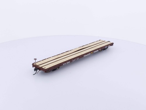 InterMountain 46405-36 HO 60' Wood Deck Flat Car Trailer Train TTX Corp. (TTX) 9 - Bild 1 von 4