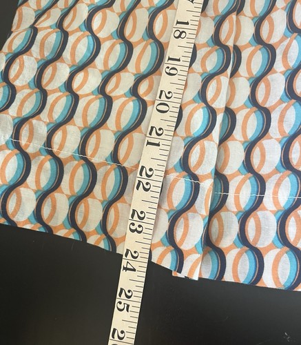Alex Marie Geometric Dress Blue Orange Size 6 - Picture 10 of 12