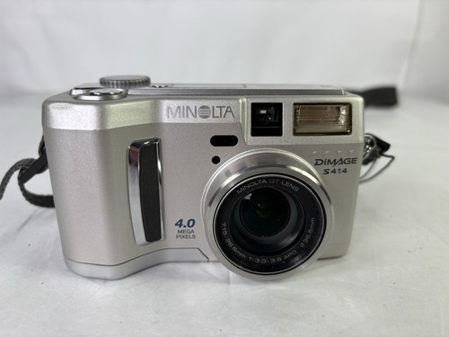 Minolta DiMAGE S414 Digital Camera 4MP  4x Optical Zoom w/1GB SD Card & Manuals - Picture 4 of 18