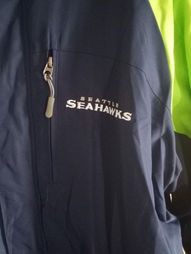 Seattle Seahawks Mens Size L, 3 In 1 Systems Jacket, Full Zip, Removable Hood - Picture 2 of 21