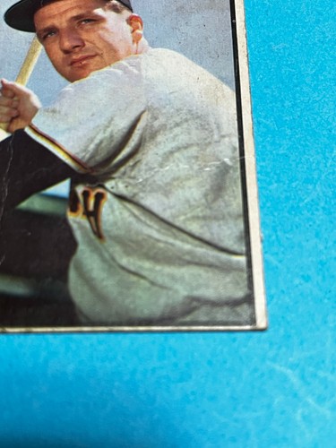 1953 Bowman HOFer Ralph Kiner - Pittsburgh Pirates (POOR GRADE) creased - Picture 3 of 10