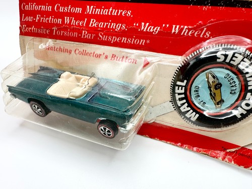 Vintage Hot Wheels Redline 1969 Aqua Classic '57 T-Bird US Blister Pack BP! - Picture 8 of 13