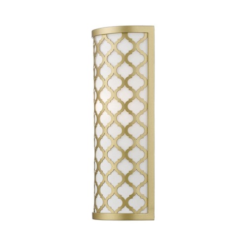 Livex Lighting, 41100-33, Arabesque, ADA Single Sconce, Soft Gold - Picture 8 of 8