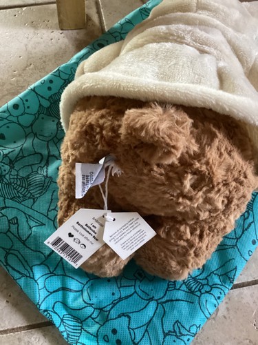 AUTÉNTICO ALBORNOZ OSO BARTHOLOMEW Jellycat Nuevo con Etiquetas Peluche Juguete Suave Peluche Mediano - Imagen 2 de 3