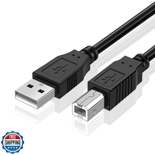 TNP USB A to USB B Audio MIDI Cable - 10 Meters, Black, Male-to-Male, USB 2.0 - Picture 1 of 5
