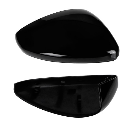 Right Side Door Wing Mirror Cover Cap Gloss Black For Vauxhall Corsa F 2019-2025 - Picture 3 of 12