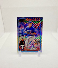 JACK LEITER RC X-FRACTOR — 2024 Topps Chrome #111 Texas Rangers Rookie