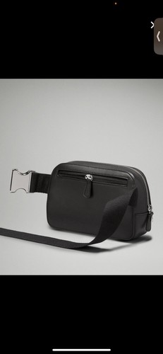 Lululemon EVERYWHERE BELT BAG CACTUS "LEATHER" BLACK NWT - Picture 10 of 14