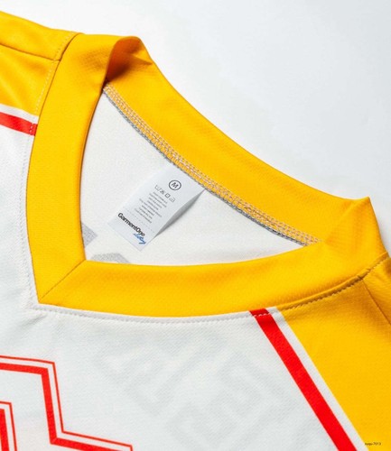 Personalized Latvia Hockey International Ice Hockey Federation Hockey Shirt Red - Picture 5 of 5