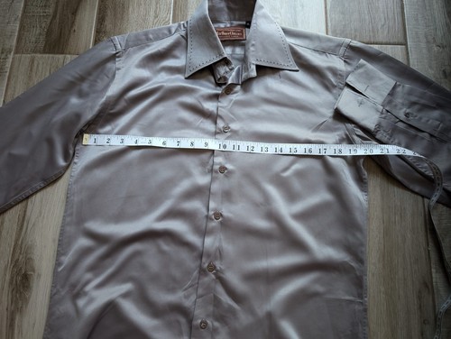 Marlboro Classics Men's XL 100% Cotton Dress Shirt Gray Western Cowboy Style - Picture 6 of 7