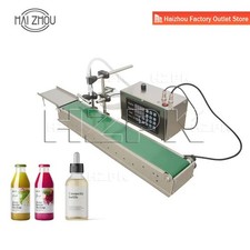 Digital Liquid Filling Machine Automatic Conveyor Bottle Filling LSX-6000