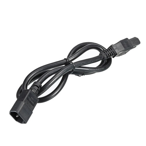 C14 to C15 Plug 4ft PDU 16AWG Black 250V New Power Extension Cord NEMA - Picture 8 of 10