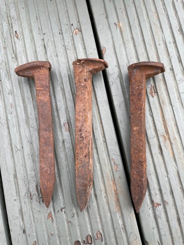 Railroad Spikes Blacksmithing Metal Art USA Sourced - UK STOCK - LOOK! - Picture 1 of 2