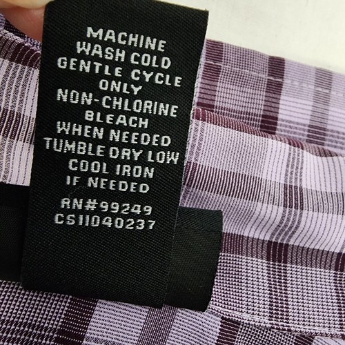 Maggie Barnes Womens Top Size 0X 16W Plaid Button Up 3/4 Sleeve Attached Tank - Picture 10 of 10
