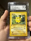 CGC 7.5 NEAR MINT+ Pikachu 1999 Jungle 1st Edition 60/64 W Stamp Pokemon Card