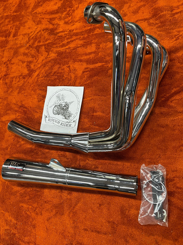 Honda 1984 Nite Hawk MAC 4-Into-1 Chrome Megaphone Ex System Part # 001-3001 - Picture 3 of 3