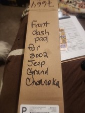 DASH CARE Custom Dash Cover Velour For 2002 Jeep Grand Cherokee New In Box