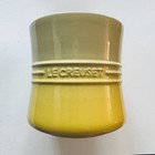 Le Creuset Soleil Yellow Stoneware Utensil Jar Crock 2.5 Qt