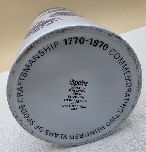 Spode Commemorative FITZHUGH Mug Y2988 Limited Edition 200 Years 1770 - 1970 - Picture 1 of 12