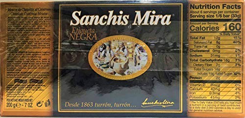 Sanchis Mira Turron Chocolate Mousse Cointreau 7 oz. - Bild 2 von 2