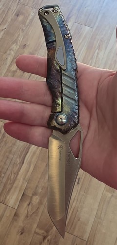 Kizer Torngat Klappmesser mit CUSTOMIZED Titangriffen S35VN Klingenstahl - Bild 12 von 24