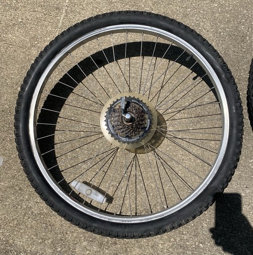 Set Of Avenir Alloy Rims Front And Back 6061-T6 26x1.5 36h, JoyTech With Tires - Picture 4 of 5