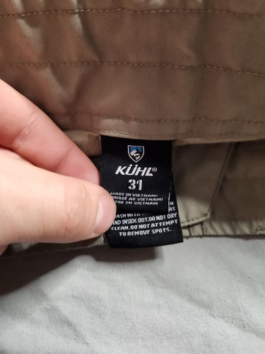 Pantalones Cortos Kuhl Ramblr Vintage Teñido Pátina Para Hombre Talla 31 Marrón Ligero 5125 NUEVO - Imagen 4 de 10