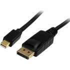 StarTech.com MDP2DPMM2M 2 m Mini DisplayPort to DisplayPort Cable, M/M, mDP to D