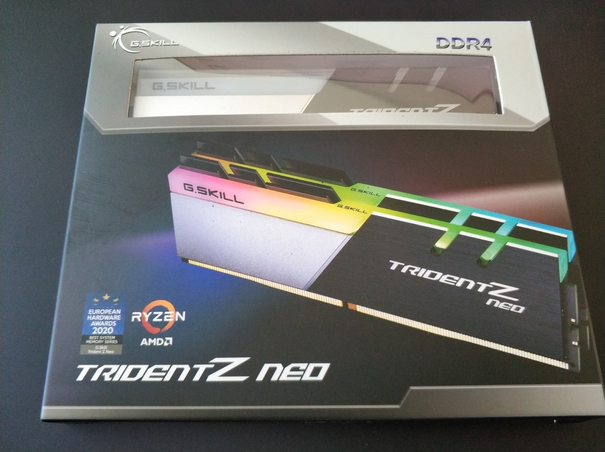 メモリー G.SKILL TRIDENT Z NEO 32GB DDR4 3800MHz G.SKILL 32GB Trident Z Neo DDR4 3800MHz PC4-30400 CL14 RGB