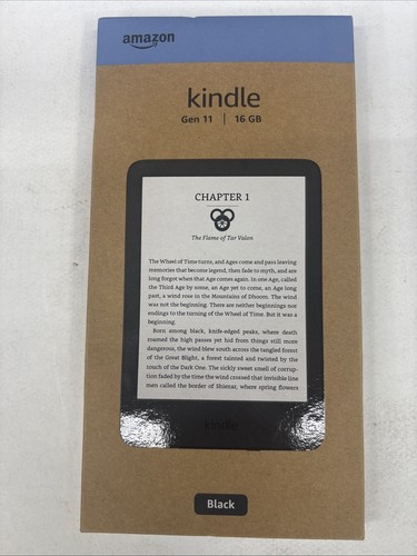 Amazon Kindle 11TH GEN 16GB Wi-Fi 6.8 Black New