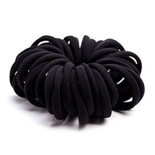 Elastic Hair Ties Hair Ties Bands Rope No 1 Count Pack of 50 50 pcs Black